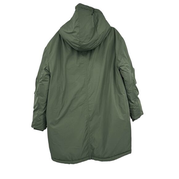 Universal Thread Olive Green Women's Long Parka Jacket Size Large - Picture 5 of 9